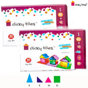 Clicky Tiles® 2 Standard Σετ (σύνολο 64 Τεμάχια)