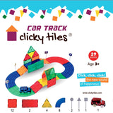 Clicky Tiles® - 1 Premium Σετ και 1 Σετ Αυτοκινητόδρομος (σύνολο 89 τεμάχια)